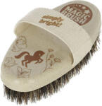 MagicBrush perii de îngrijire pentru cai cu model de nufări (14 x 7 cm | Lungimea perilor: 2 cm)