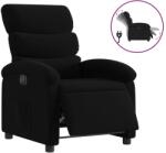 vidaXL fekete szövet elektromos dönthető fotel (3203956) (3203956)