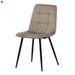  Étkezőszék, bézs, bársony szövet, DCL-X7015 CAP2