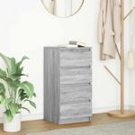 vidaXL szürke sonoma színű szerelt fa tálalószekrény 37, 5x35x76 cm (861756 VidaXL) (861756 VidaXL)