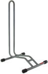 Csepel földön álló kerékpár állvány acél, szürke