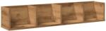 vidaXL kézműves tölgy színű szerelt fa CD-tartó fali polc 100x18x18 cm (855951) (855951)