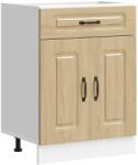 vidaXL konyhai alapszekrény Kalmar sonoma tölgy mérnöki fa (853490) (853490)