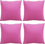 vidaXL Díszpárnák 4 db Rózsaszín 60x60 cm Szövet (360423) (360423)