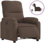 vidaXL barna mikroszálas szövet elektromos dönthető fotel (3204914) (3204914)