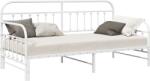 vidaXL Napágykeret pótággyal, fehér, 107x203 cm, acél (42002655) (42002655)