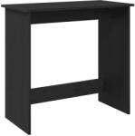 vidaXL fekete forgácslap íróasztal 80 x 40 x 75 cm (860455) (860455)