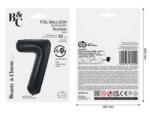GoDan Balon folie sub forma de cifra, negru mat, 85 cm GD1939-7 Baloane folie Tip Cifra 7 (GD1939-7)