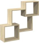 vidaXL sonoma tölgy színű szerelt fa faliszekrény 78 x 18 x 71 cm (854807) (854807)