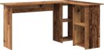 vidaXL Régi Fa Számítógépasztal Régi fa Kialakított fa Közepes (869296) (869296)