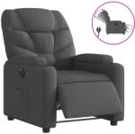 vidaXL sötétszürke szövet elektromos dönthető fotel (3204573) (3204573)