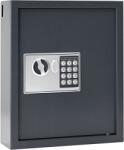 vidaXL Digitális Széf zárral Szürke 30 x 10 x 36.5 cm Acél (42011319) (42011319)