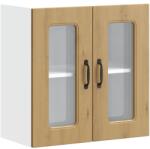 vidaXL konyhai fali szekrény üvegajtóval Kalmar kézműves tölgy (853676) (853676)