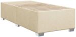 vidaXL krémszínű szövet ágykeret 80 x 200 cm (3284434) (3284434)