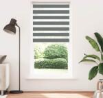 vidaXL zebrafüggönnyel sötét szürke szövetszélesség 95, 9 cm poliészter (4014157) (4014157)