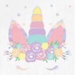 PartyPal Papírové ubrousky Unicorn 10 ks 16×16 cm - Party Pal (512330)