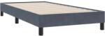vidaXL ágykeret matrac nélkül Sötétszürke 80x220 cm bársony (4101380) (4101380)