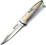 HARAHU Kültéri összecsukható kés B3123 - Sárga / Ezüst KP39410