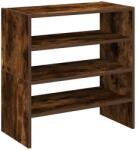 vidaXL 2 db füstös tölgy cipőtartó állvány halmozható 60 x 30 x 30, 5cm (858866) (858866)