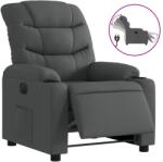 vidaXL sötétszürke szövet elektromos dönthető fotel (3206628) (3206628)