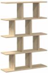 vidaXL sonoma tölgyszínű szerelt fa fali kockapolc 12 rekeszes színű (860015) (860015)