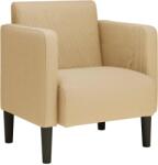 vidaXL világoszöld szürke kordbársony szövet kanapészék karfás szék (4100519) (4100519)