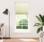 vidaXL pliszírozott redőny krém 95x200 cm szövetszélesség 94, 4 cm (4015312) (4015312)