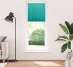 vidaXL pliszírozott redőny Benzinzöld 75x200 cm szövetszélesség (4015410) (4015410)