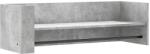 vidaXL betonszürke szerelt fa fali polc 100 x 35 x 30, 5 cm (848461) (848461)
