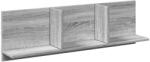 vidaXL szürke sonoma színű szerelt fa faliszekrény 100 x 16, 5 x 30 cm (854864) (854864)