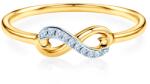 SAVICKI Inel infinit SAVICKI: aur bicolor, diamante