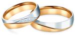 SAVICKI Verighete: aur bicolor, frezate, 5 mm - savicki - 15 341,00 RON