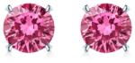 SAVICKI Cercei Share Your Love: aur alb, diamante roz de laborator