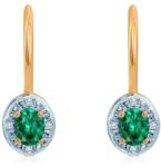 SAVICKI Cercei Savicki: aur bicolor, smaralde, diamante - savicki - 4 596,00 RON