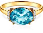 SAVICKI Inel de logodnă Savicki: aur, topaz, diamante - savicki - 4 284,00 RON