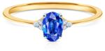 SAVICKI Inel de logodnă Savicki: aur bicolor, safir albastru - savicki - 3 615,00 RON