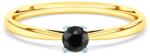 SAVICKI Inel de logodnă SAVICKI: aur, diamant negru - savicki - 4 899,00 RON