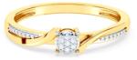 SAVICKI Inel de logodnă SAVICKI: aur bicolor, diamante - savicki - 5 907,00 RON