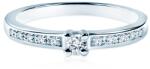 SAVICKI Inel de logodnă Savicki: aur alb, diamante - savicki - 4 522,00 RON