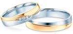 SAVICKI Verighete: aur bicolor, emisferice, 4, 5 mm - savicki - 12 637,00 RON