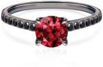SAVICKI Inel de logodnă Share Your Love: aur negru, rubin, diamante negre - savicki - 13 501,00 RON
