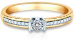 SAVICKI Inel de logodnă SAVICKI: aur bicolor, diamant - savicki - 5 054,00 RON