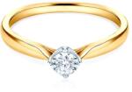 SAVICKI Inel de logodnă Savicki: aur bicolor, diamant - savicki - 4 473,00 RON