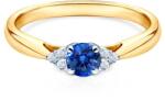 SAVICKI Inel de logodnă Savicki: aur bicolor, safir albastru - savicki - 4 739,00 RON