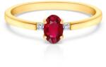 SAVICKI Inel de logodnă SAVICKI: aur bicolor, rubin, diamante - savicki - 6 582,00 RON