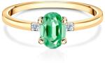 SAVICKI Inel de logodnă SAVICKI: aur, smarald, diamante - savicki - 4 053,00 RON