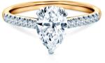 SAVICKI Inel de logodnă SAVICKI: aur bicolor, diamant de laborator - savicki - 9 177,00 RON