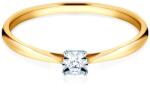 SAVICKI Inel de logodnă Savicki: aur bicolor, diamant - savicki - 4 311,00 RON