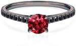 SAVICKI Inel de logodnă Share Your Love: aur negru, rubin, diamante negre - savicki - 11 130,00 RON