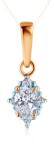SAVICKI Pandantiv SAVICKI: aur bicolor, diamante de laborator - savicki - 1 963,00 RON